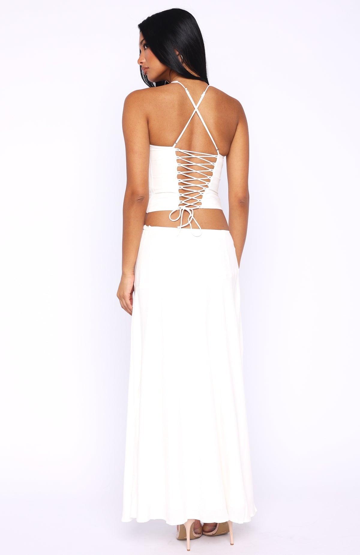 Trending Sunbliss Maxi Skirt White