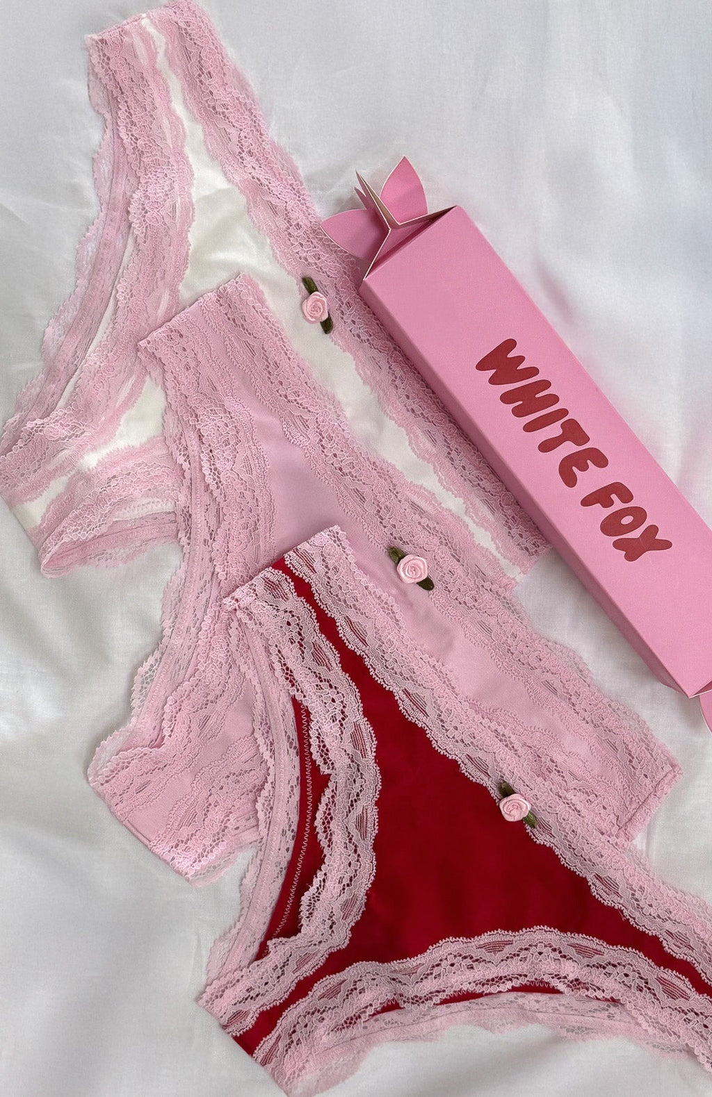 Trending Sweet Love 3-Pack Underwear Set Berries