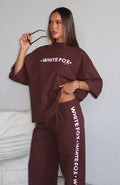Trending Tender Hearts Oversized Tee Chocolate