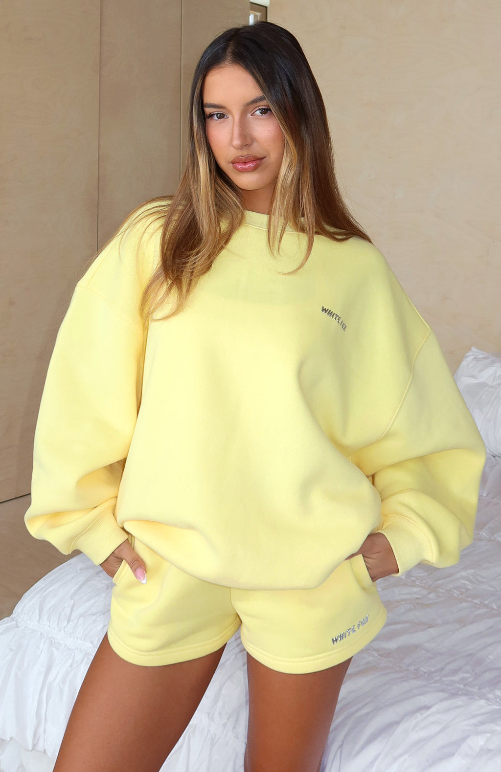 Trending Test Drive Oversized Sweater Lemon