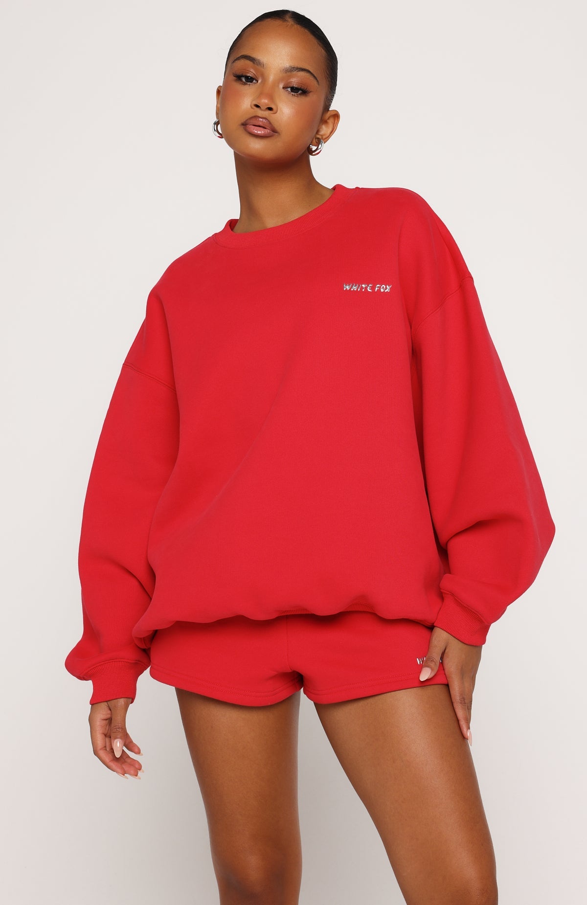 Trending Test Drive Oversized Sweater Red