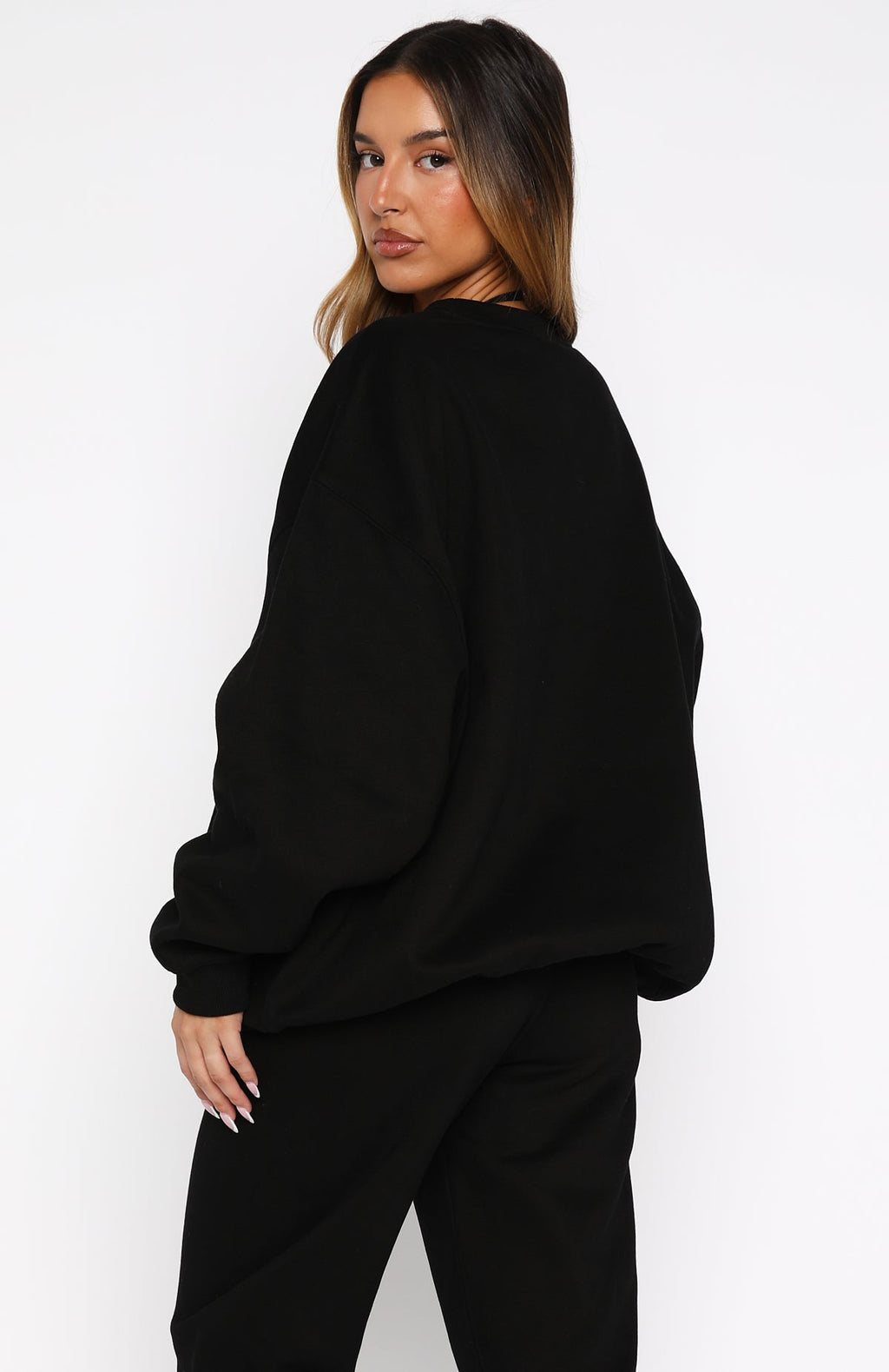Trending Test Drive Oversized Sweater Black