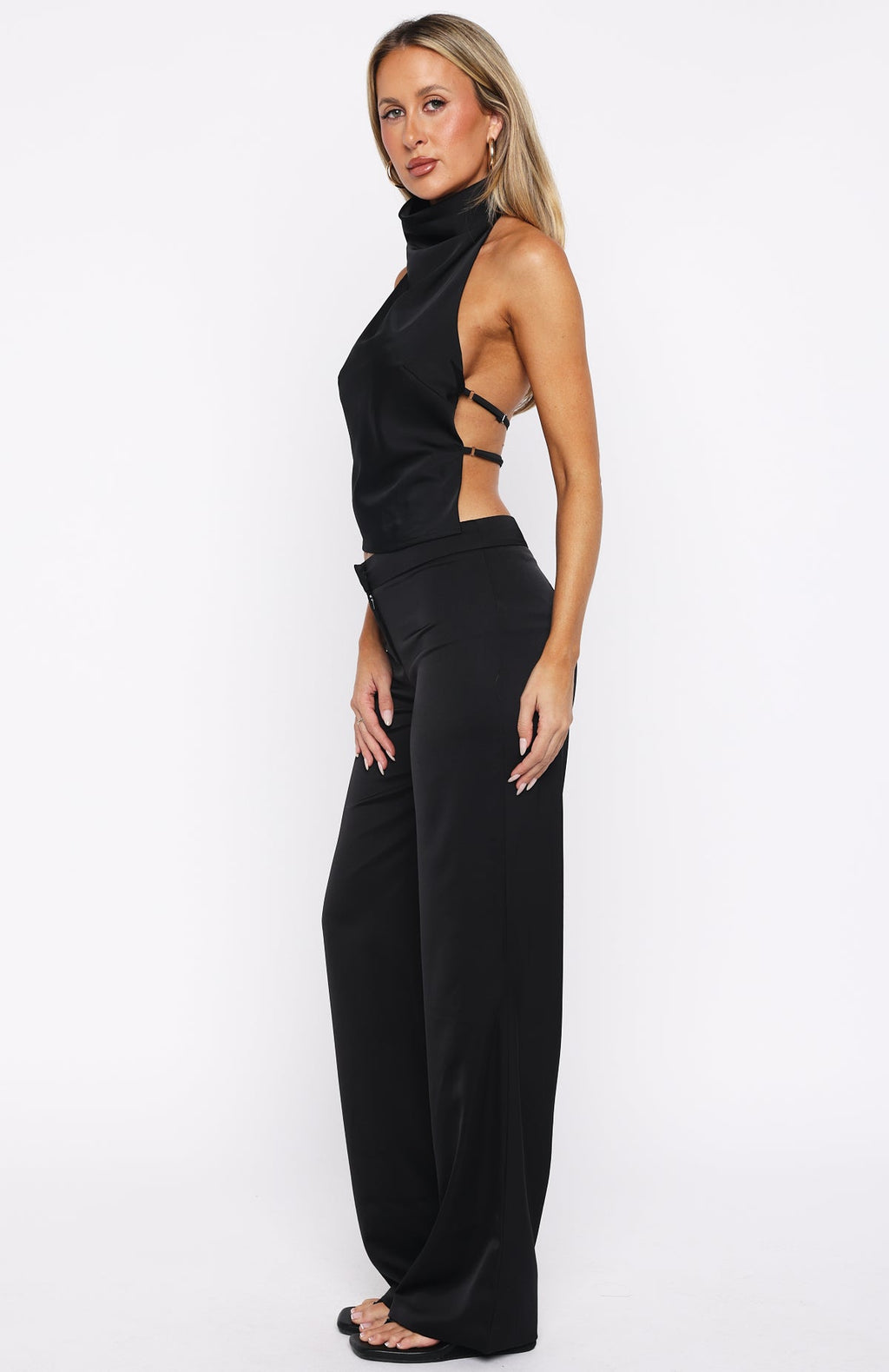 Trending Time Passes Dress Pants Black