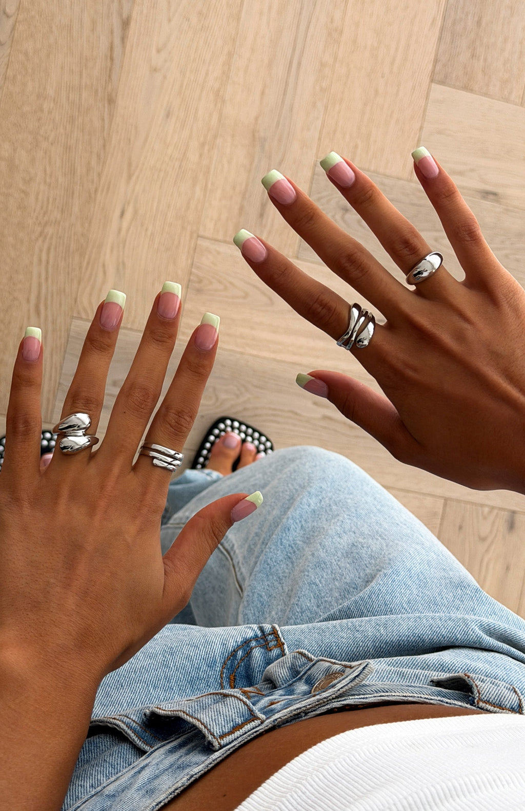 Trending Timea Ring Set Silver