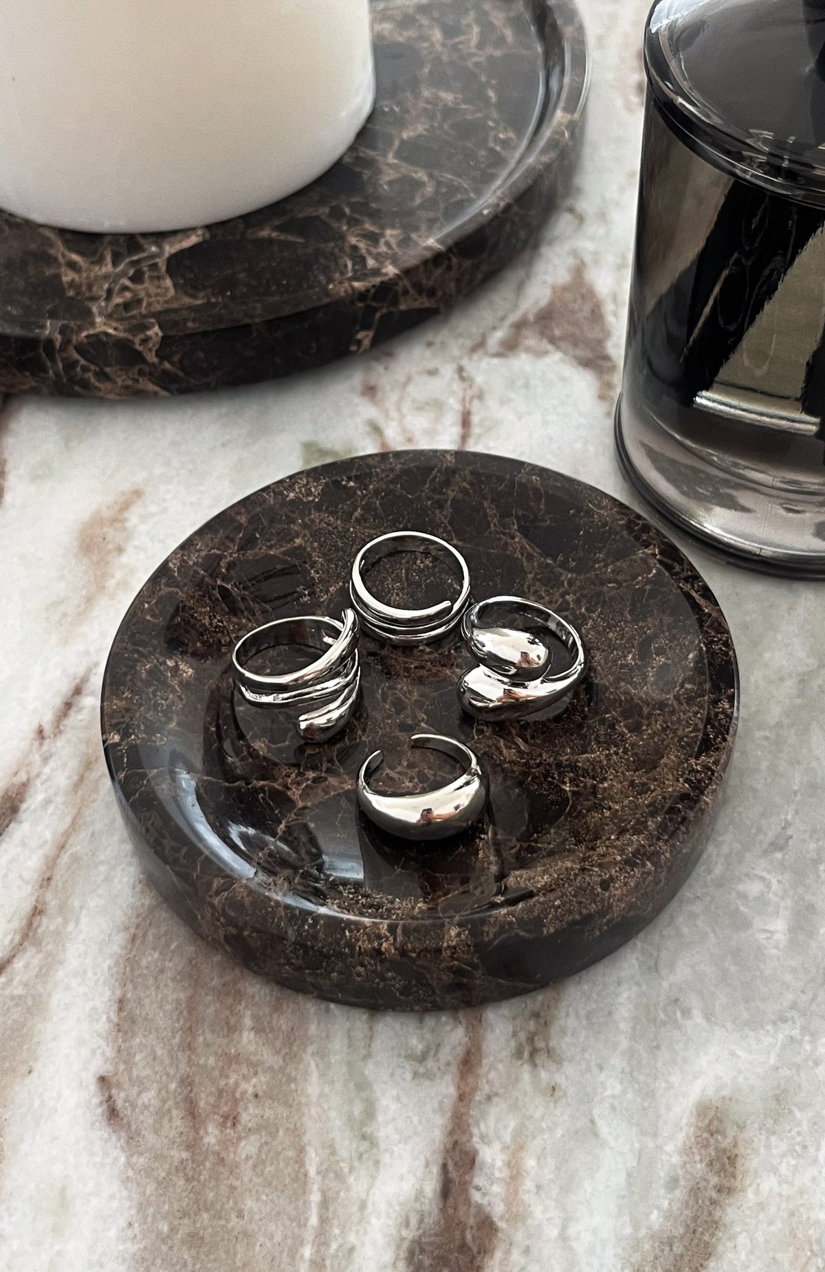 Trending Timea Ring Set Silver