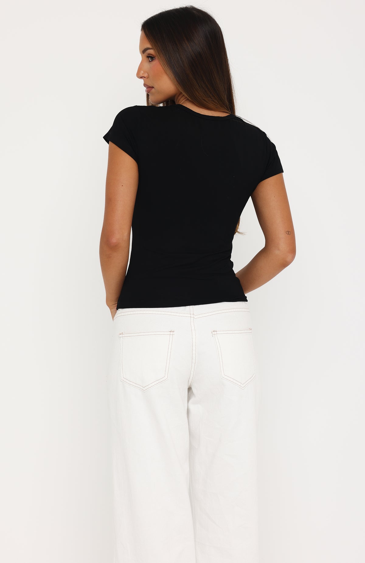 Trending Too Blessed Tee Black
