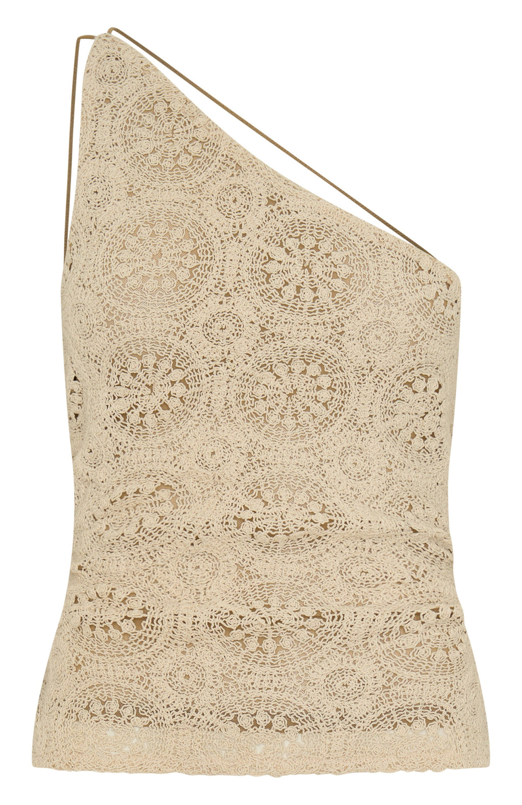 Trending Tranquility Crochet Top Off White