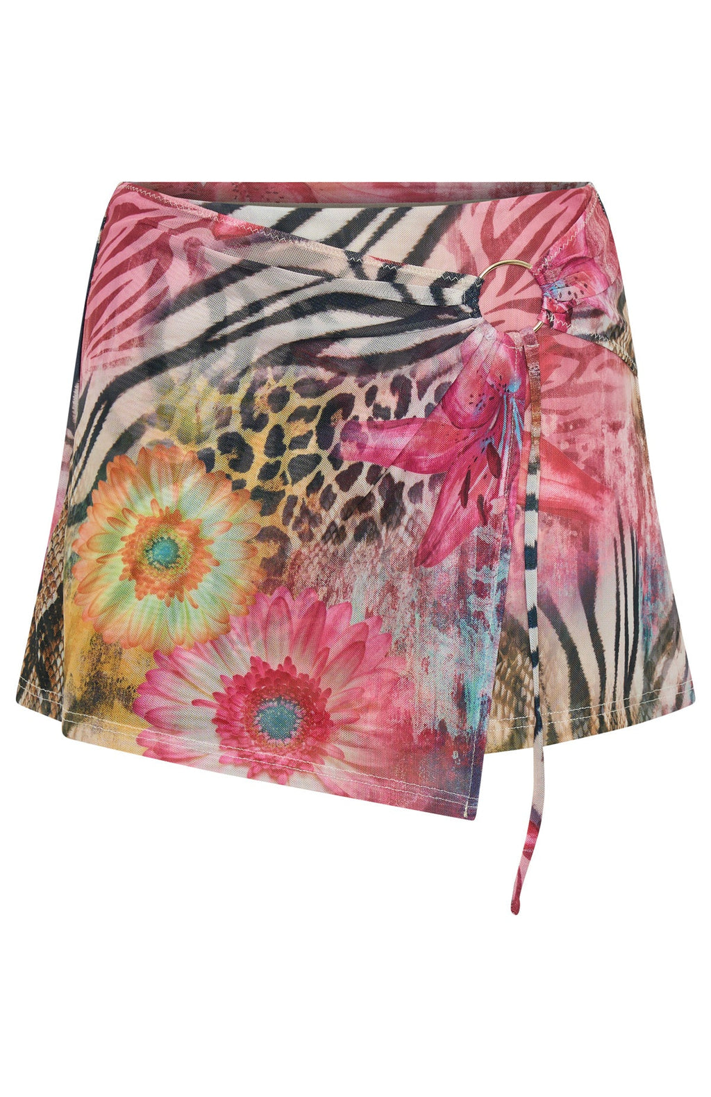Trending Tropic Temptations Mini Skirt Wild Botanica