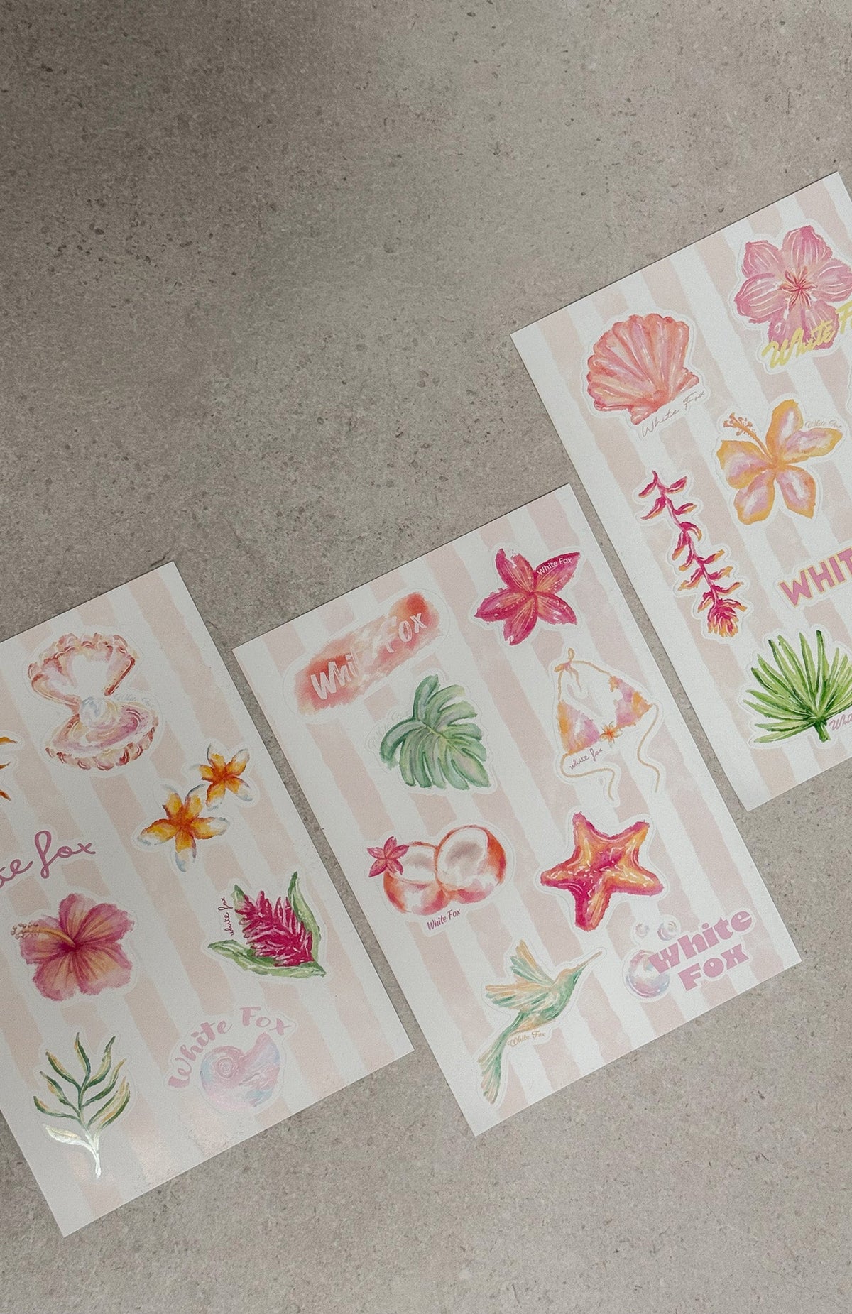 Trending Tropical Baby Sticker Pack Mixed