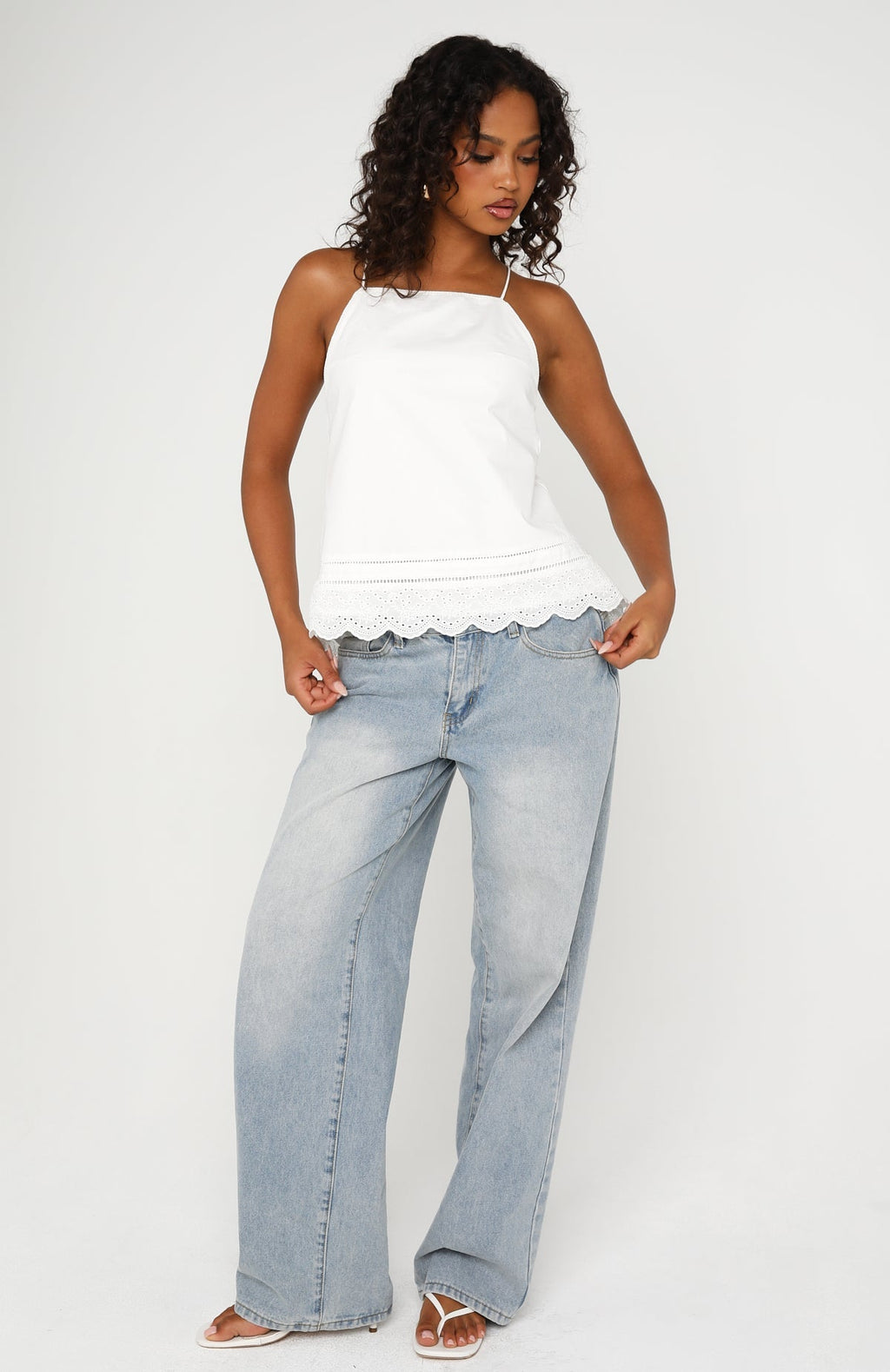 Trending Valley Lights Top White