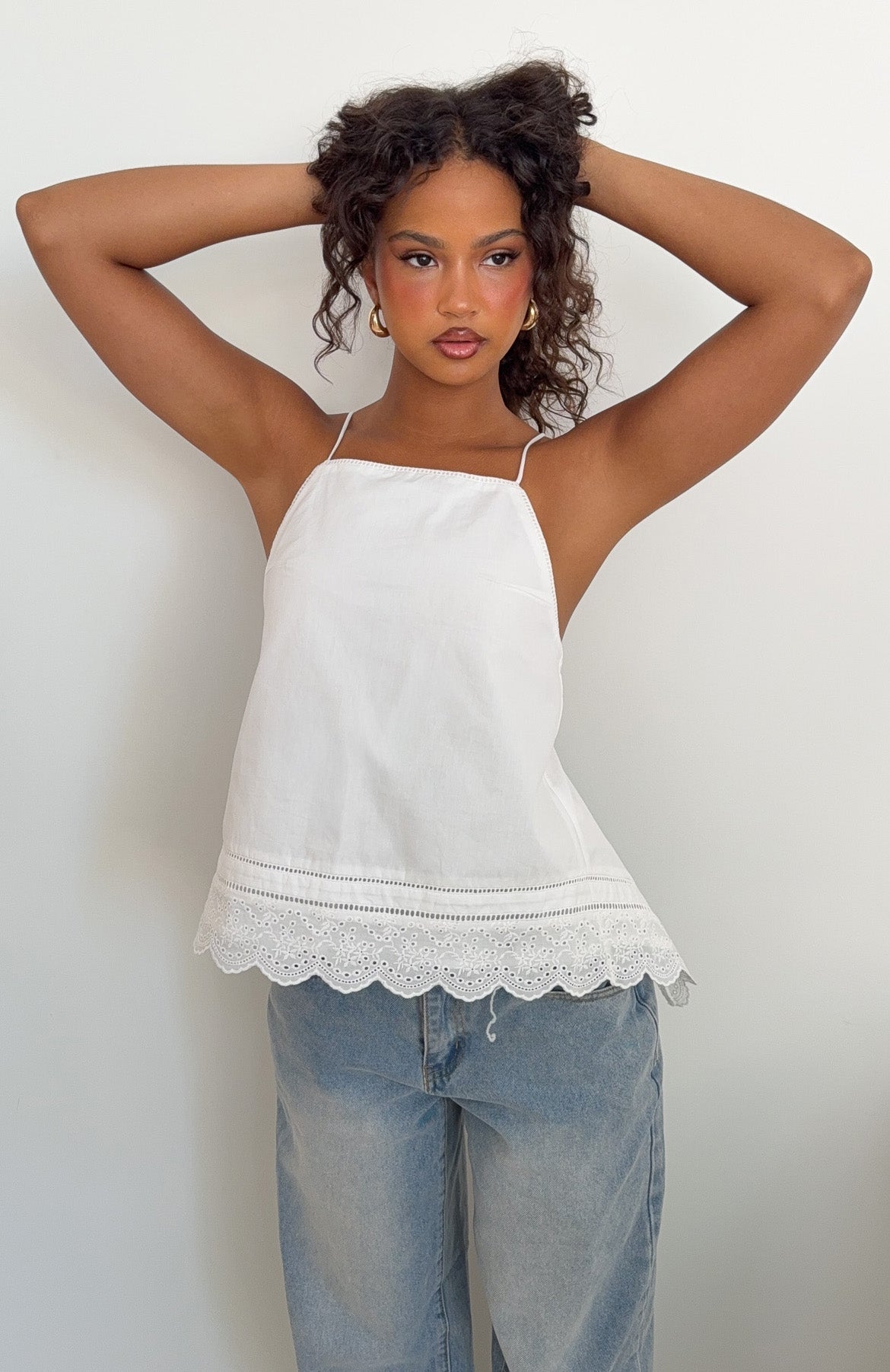 Trending Valley Lights Top White