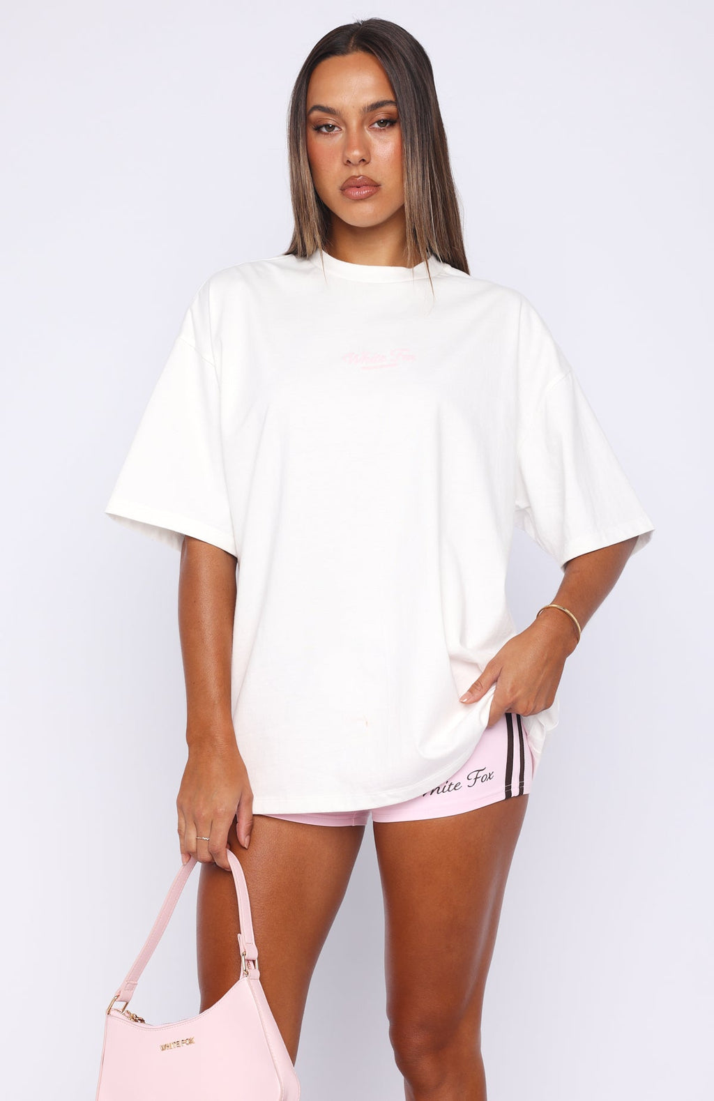 Trending Verano Sixteen Valeria Oversized Tee White