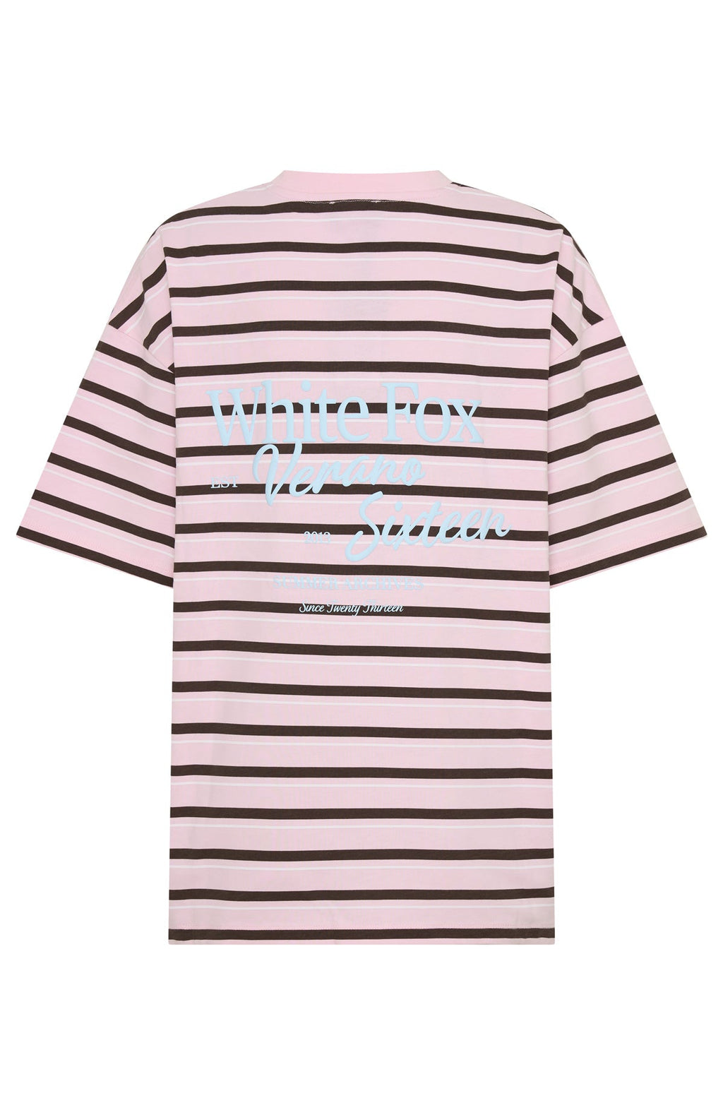 Trending Verano Sixteen Viola Oversized Tee Pink Stripe