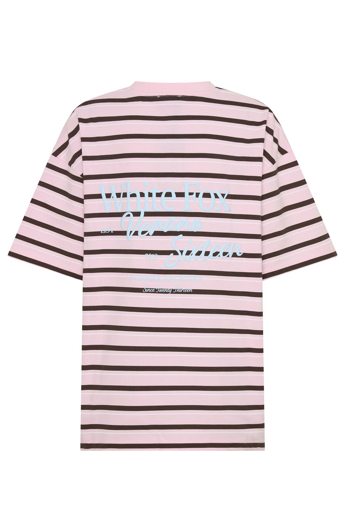 Trending Verano Sixteen Viola Oversized Tee Pink Stripe