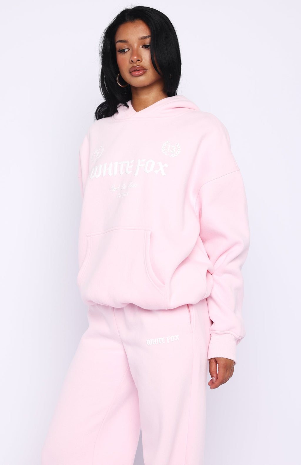 Trending Vibe Too High Oversized Hoodie Pink