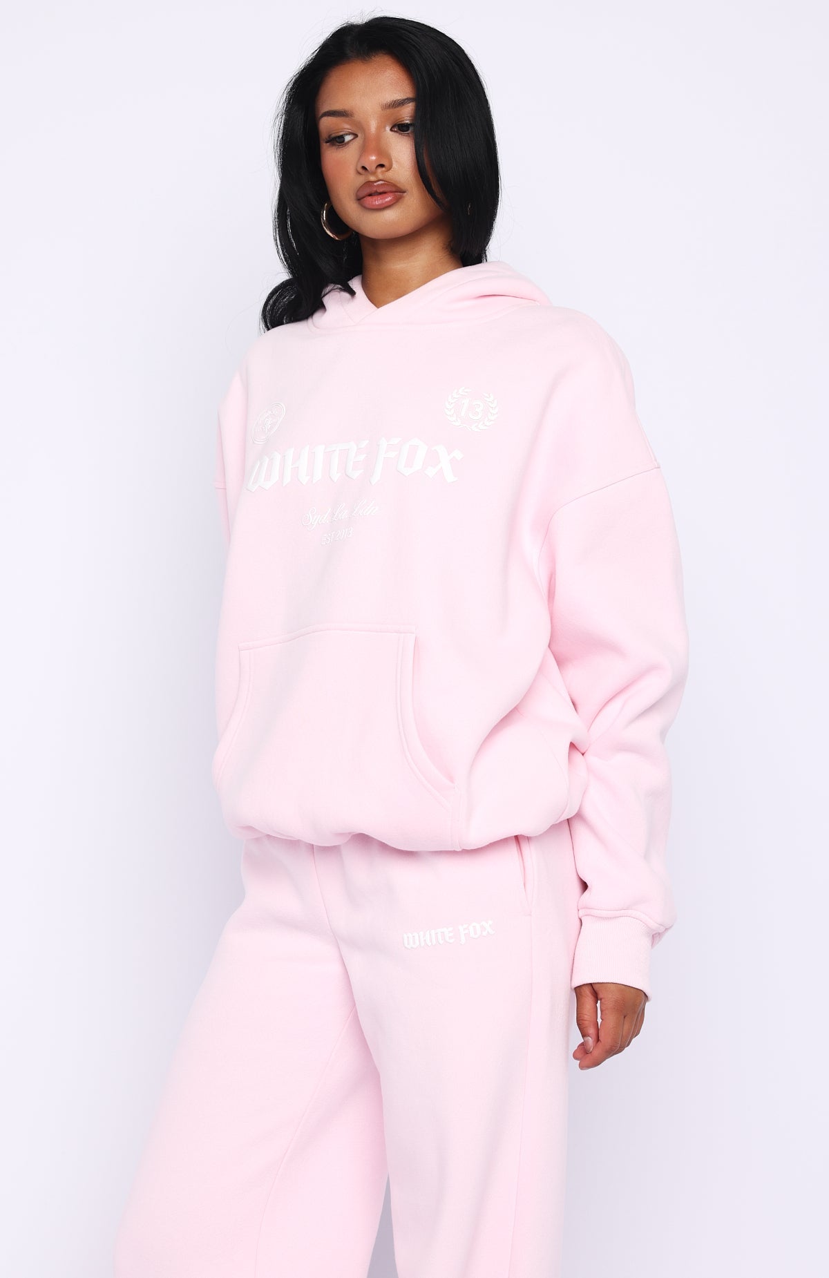 Trending Vibe Too High Oversized Hoodie Pink