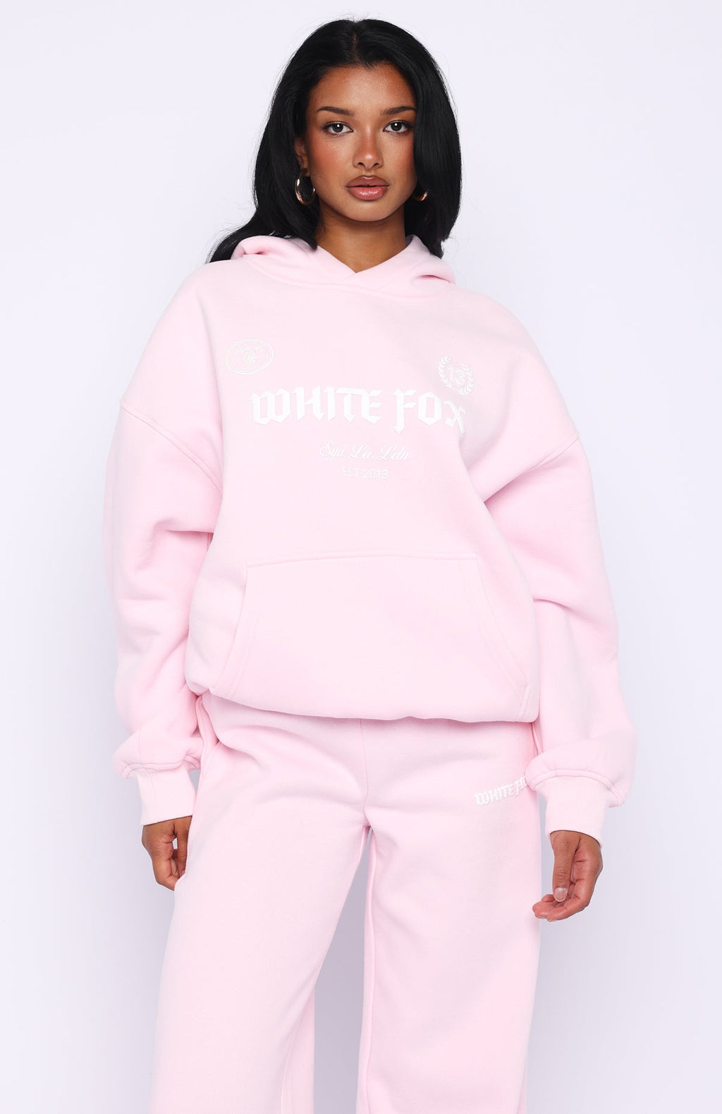Trending Vibe Too High Oversized Hoodie Pink
