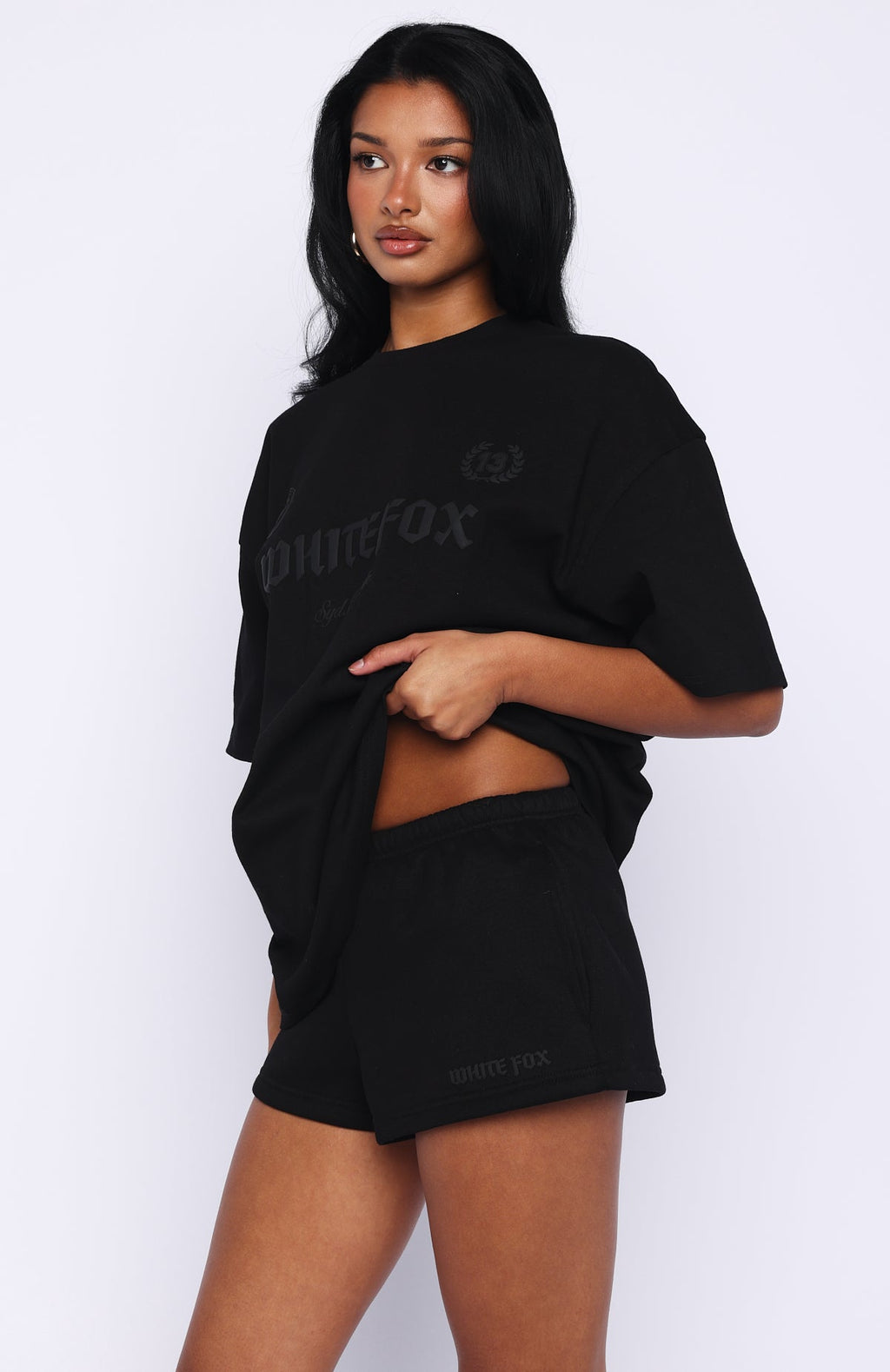 Trending Vibe Too High Lounge Shorts Black