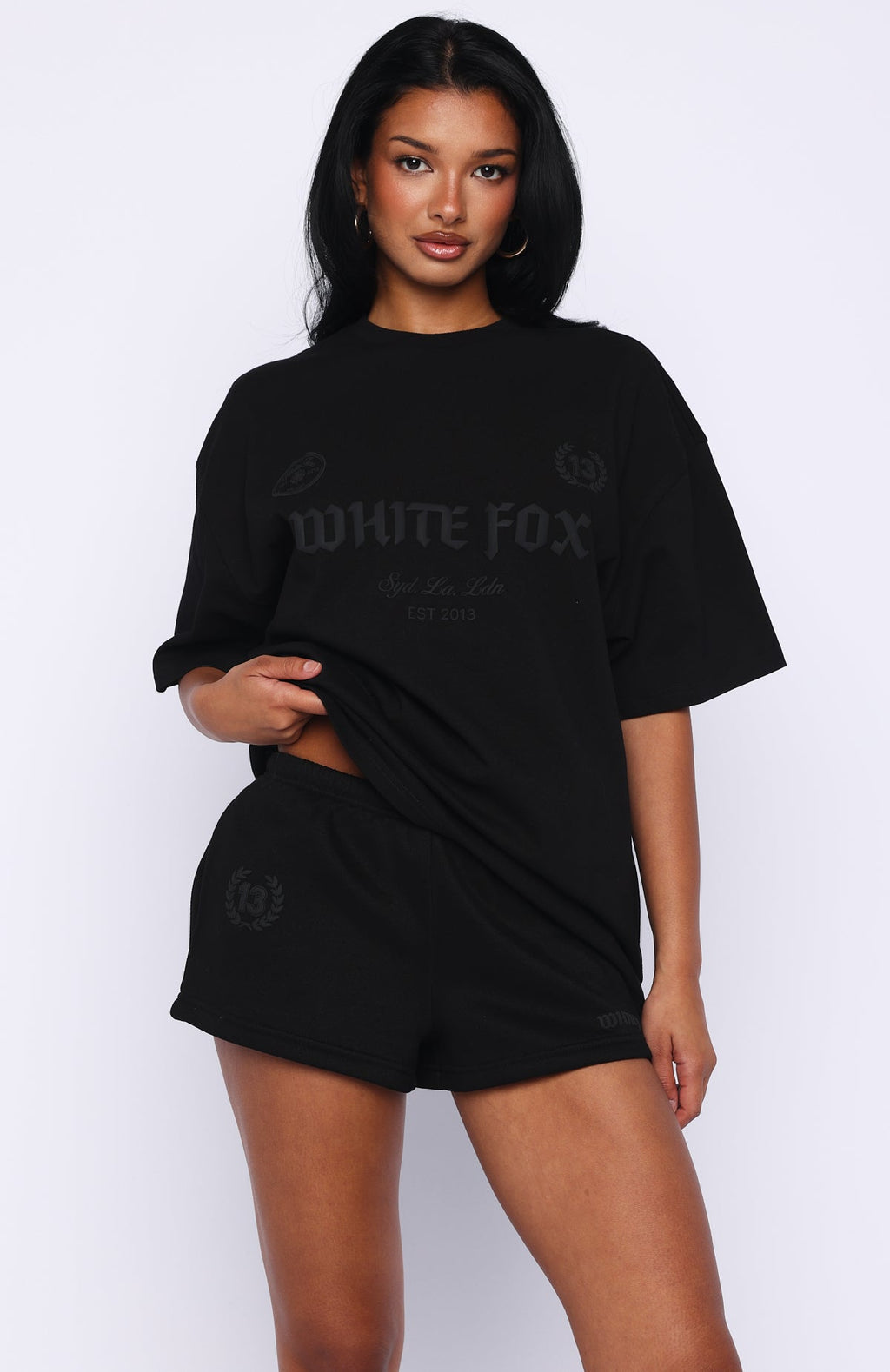 Trending Vibe Too High Lounge Shorts Black