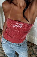 Trending Want One Thing Strapless Sequin Bustier Fleur De Lune