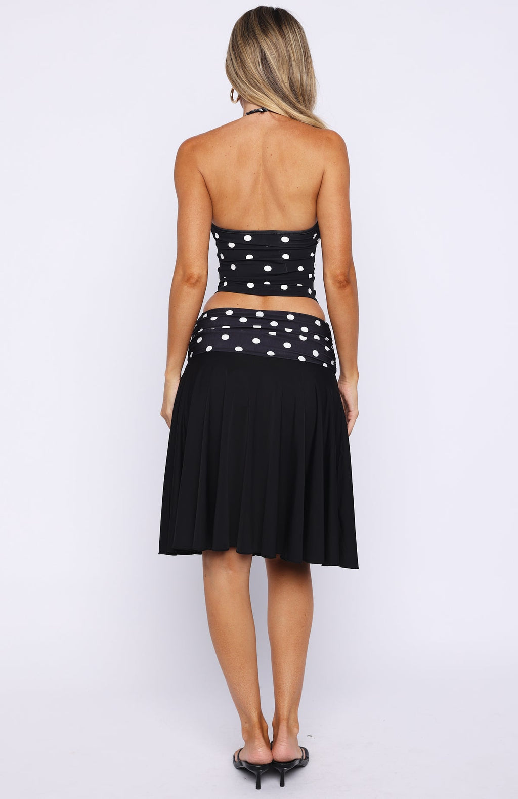 Trending Weve Got That Spark Midi Skirt Black
