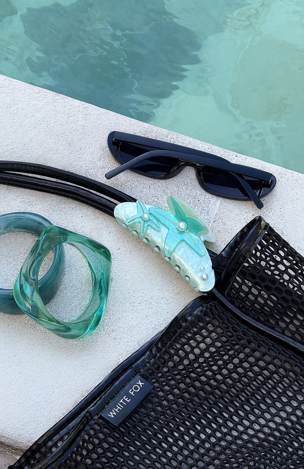 Trending Egon Hair Clip Aqua