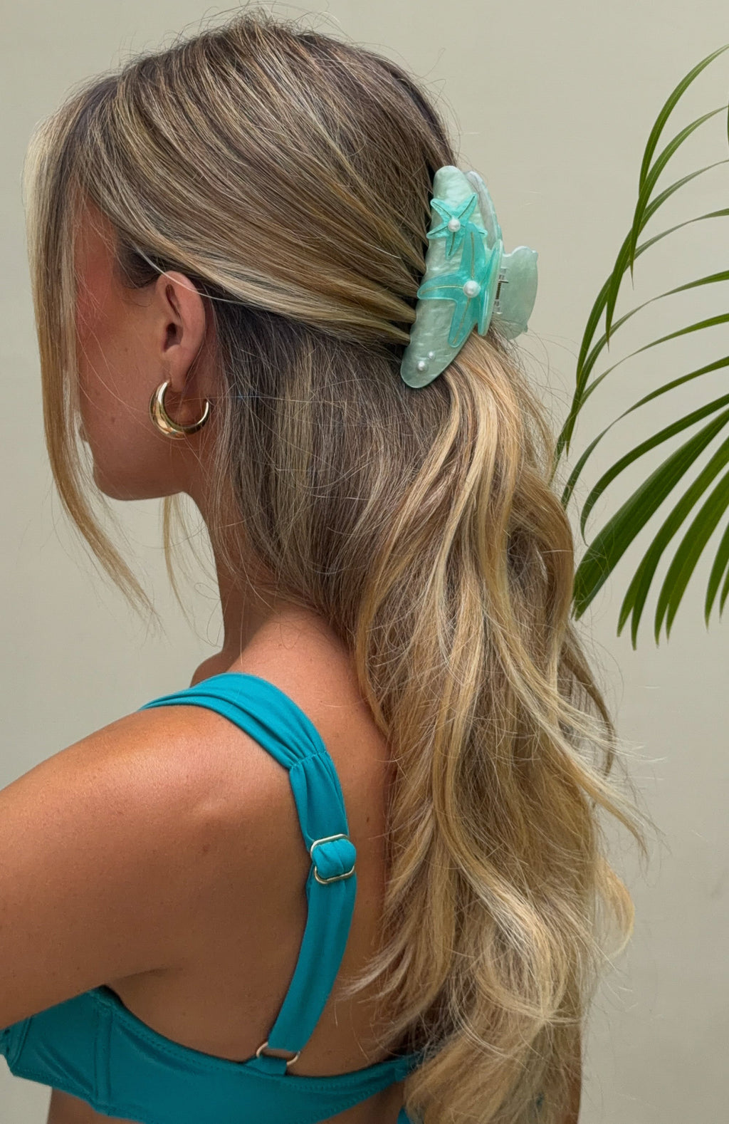 Trending Egon Hair Clip Aqua