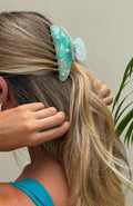 Trending Egon Hair Clip Aqua