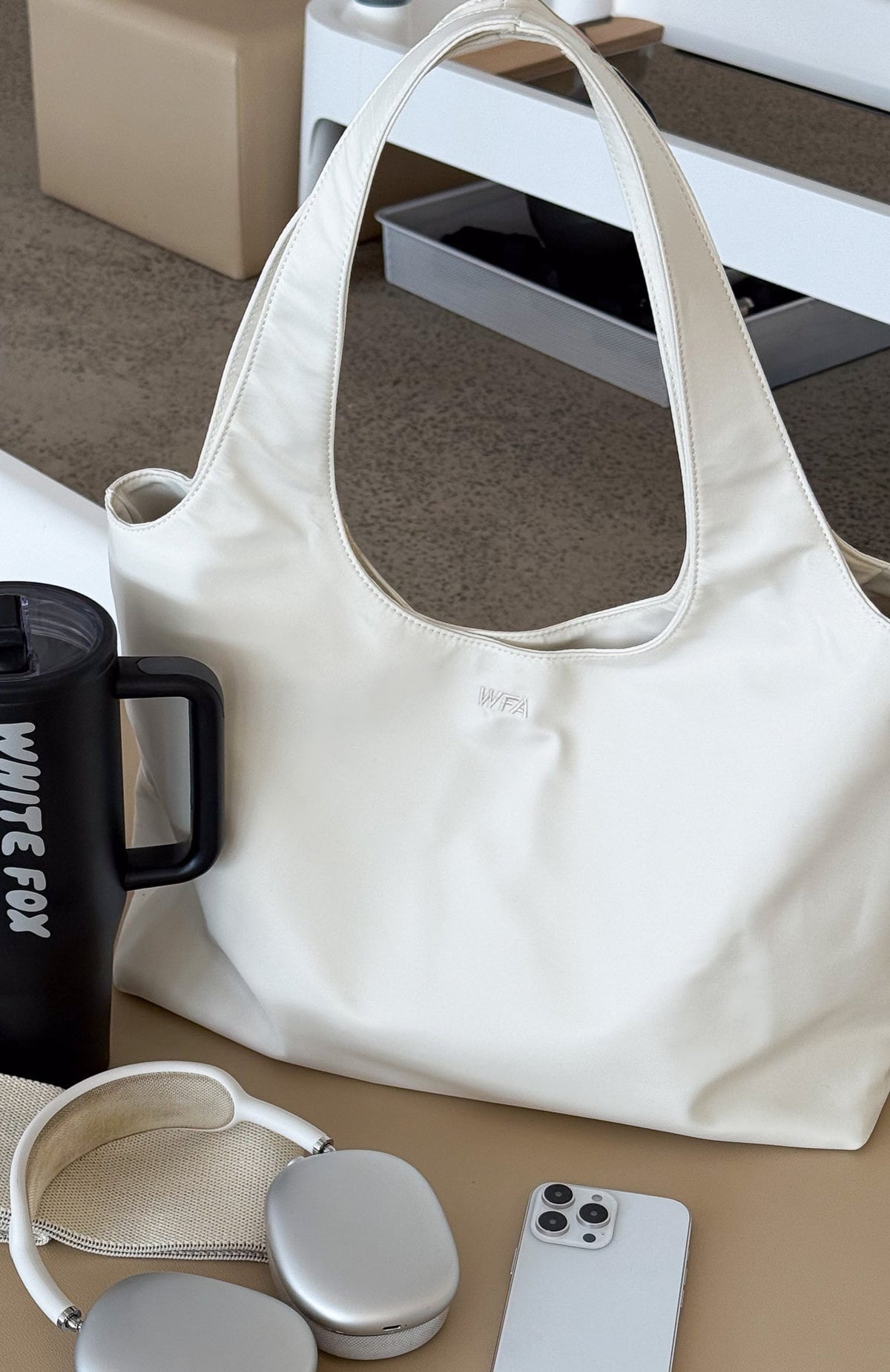 Trending Maxton Nylon Shoulder Bag Cream