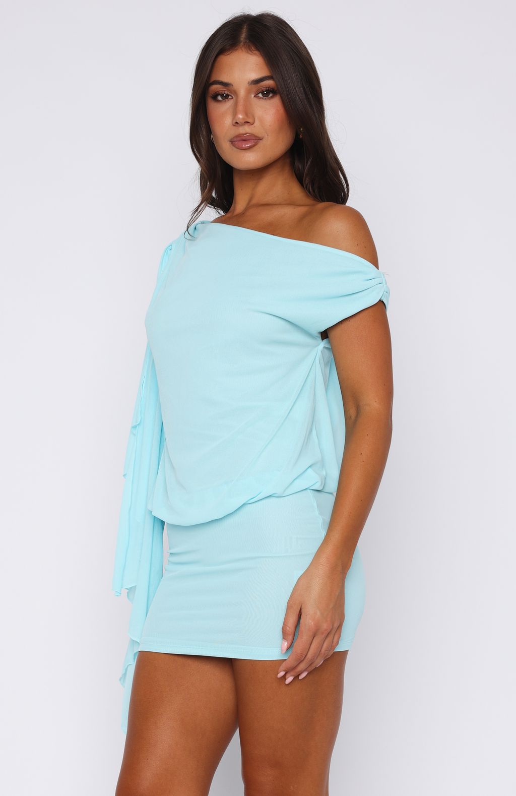 Trending Sicilian Dreams Mini Dress Blue