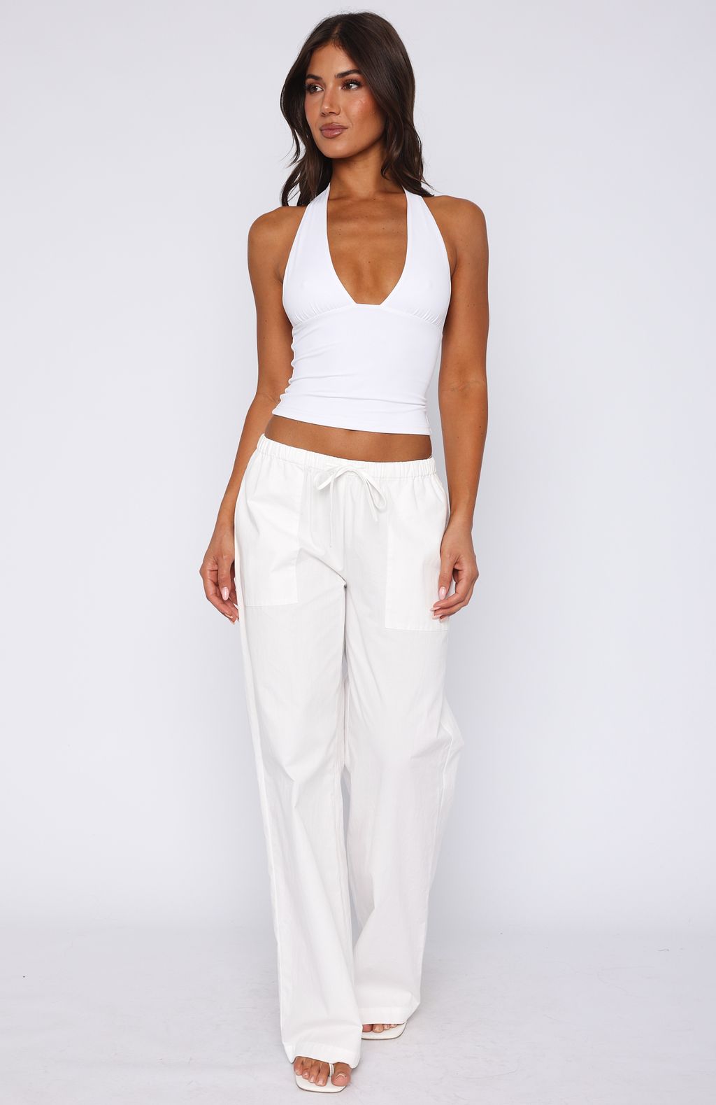 Trending Sweet Like Me Wide Leg Pants White