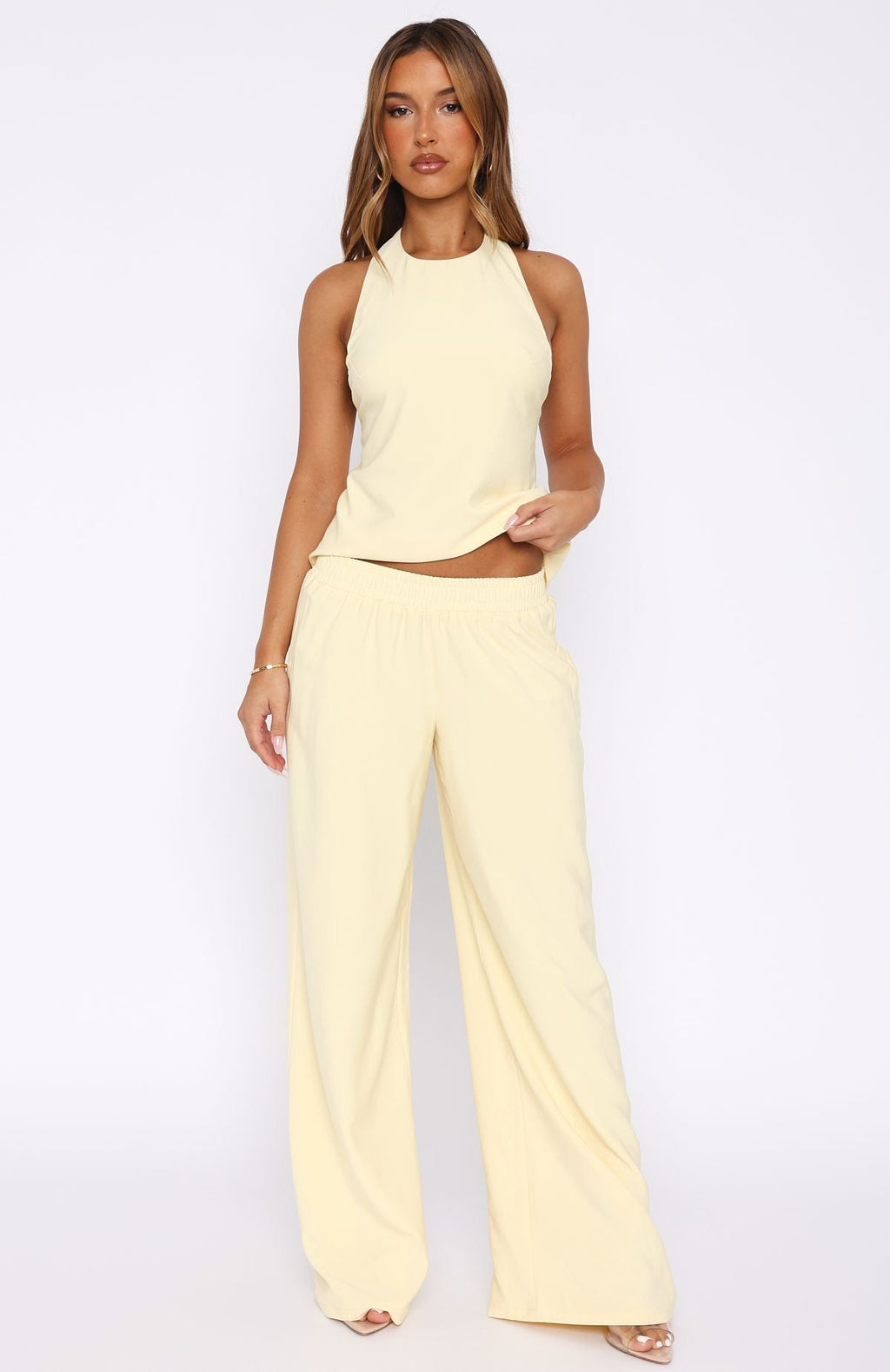 Trending Way She Walks Pants Butter