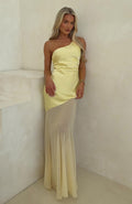 Trending Vip Vibes Maxi Dress Lemon