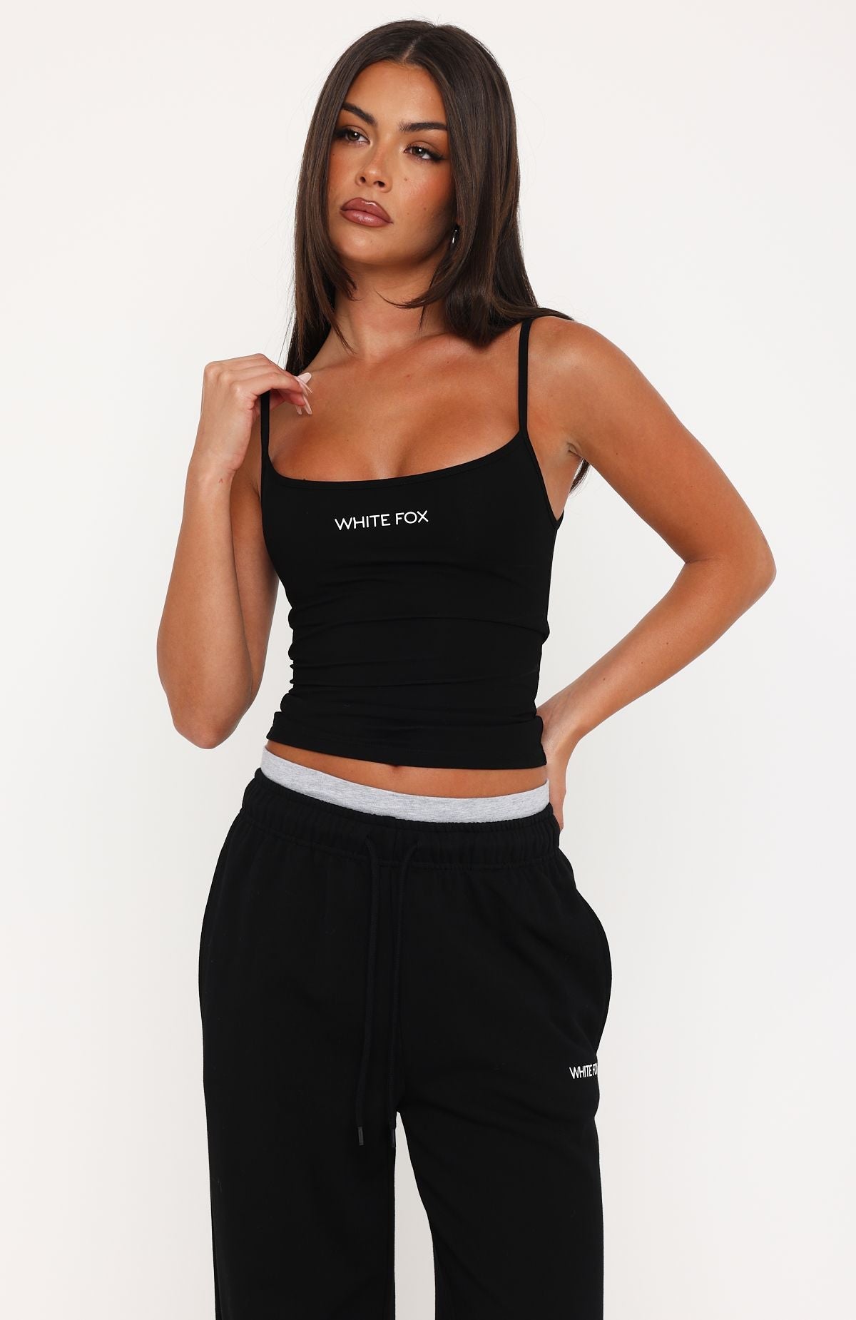 Trending Off The Field Singlet Top Black