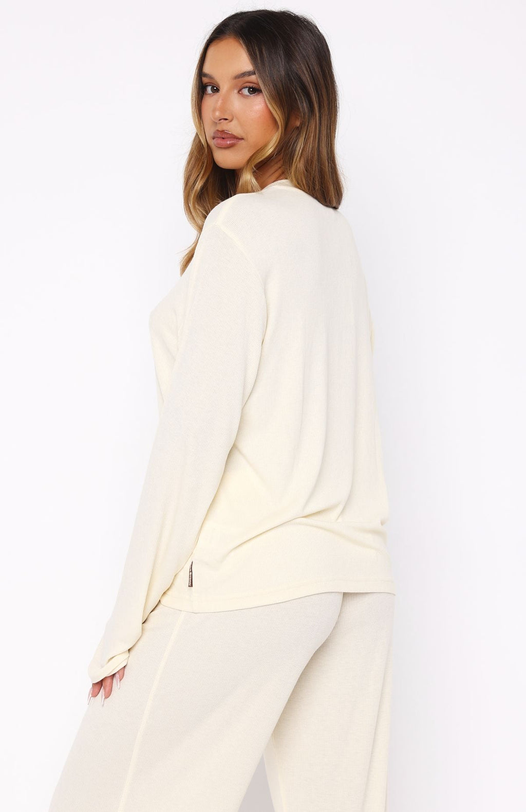 Trending Wish Upon A Star Pyjama Long Sleeve Top Off White