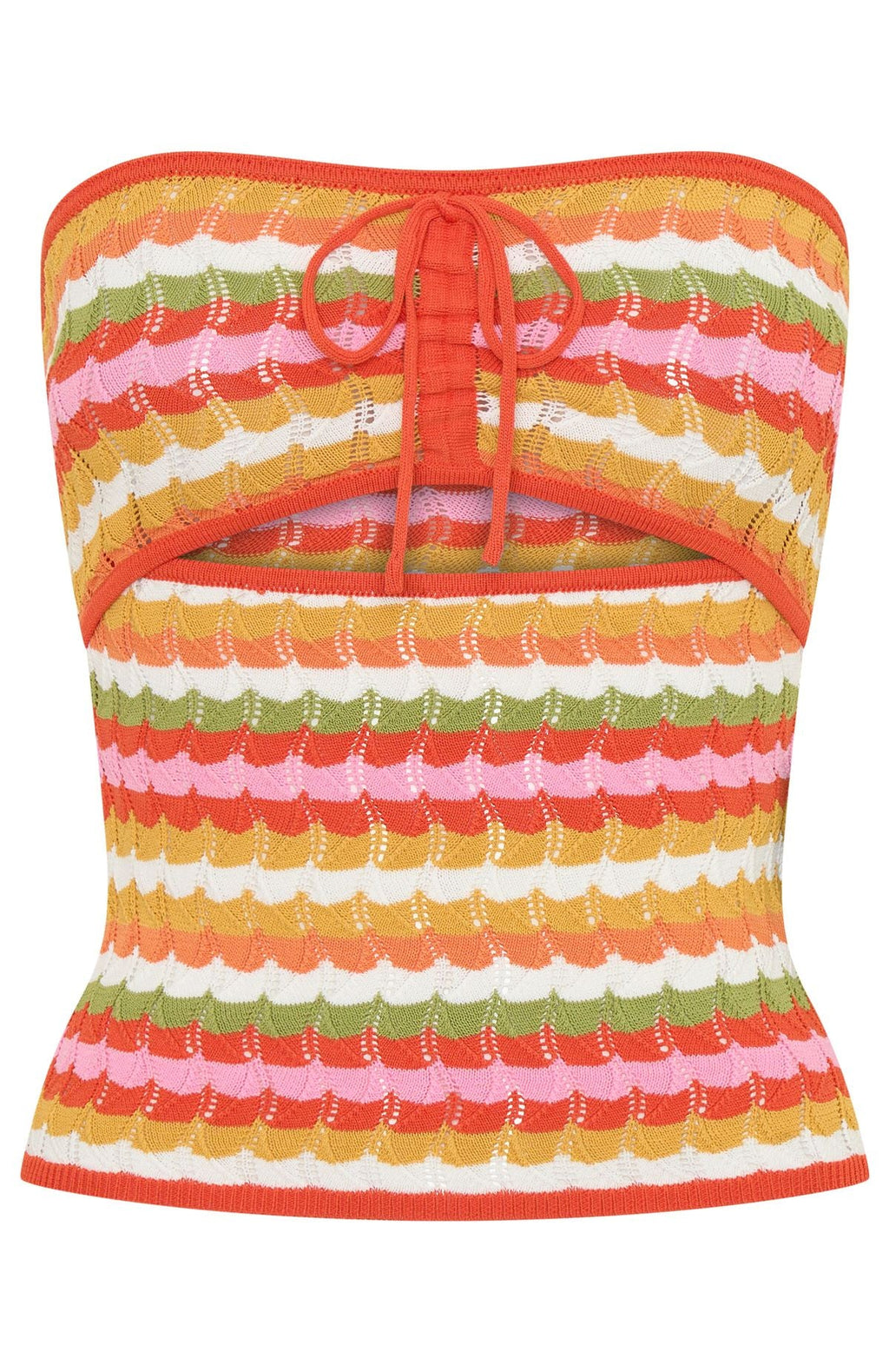 Trending Past Curfew Strapless Knit Top Sugar And Sweets