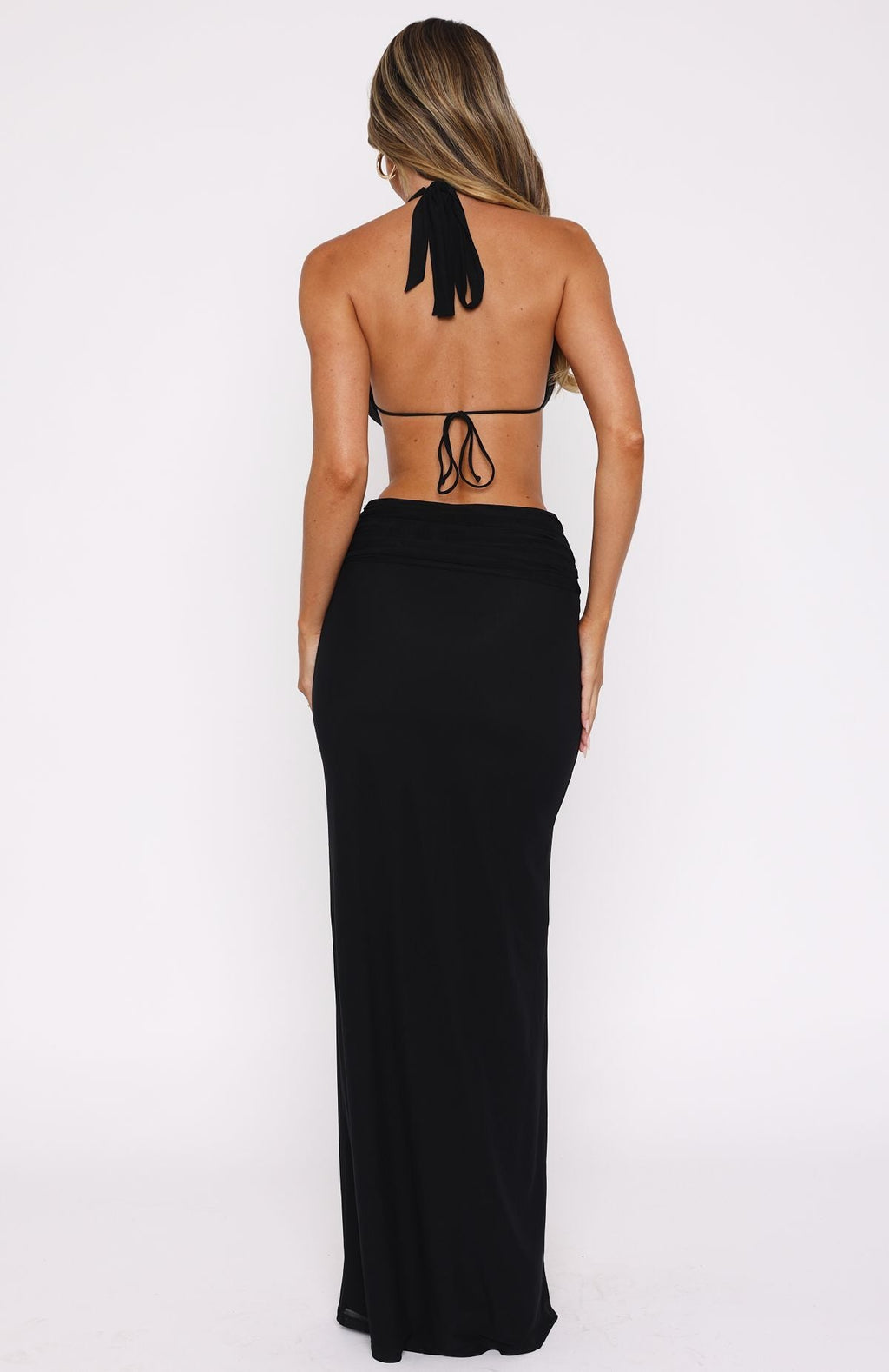 Trending Everybodys Watching Maxi Dress Black